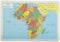 Painless Learning Africa Map Placemat, 12 x 17 1/2 inches...