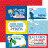 Cruise Scrapbook Paper 12x12 - Cruise Ship Scrapbook Paper with Palm Tree, Whale, Fun Phrases Design | Cruise Ship Scrapbooking Paper for Journal,...