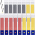 90 Pack 2.8 mm Pencil Refills for Carpenter Mechanical Construction Pencil Replacements Metal Marker Refills Solid Carpenter Pencil Refills for Ca...