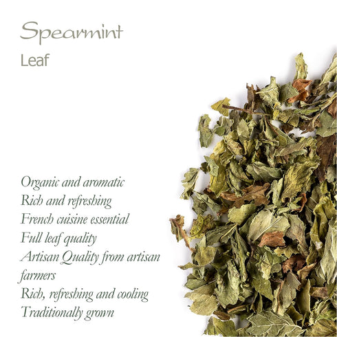Spearmint Organic Leaf Herbal Tea - Mentha Spicata - Morrocan Nana Mint Spearmint Tea Leaves Spearmint Dried Herb Spearmint Herb Dried Spearmint L...