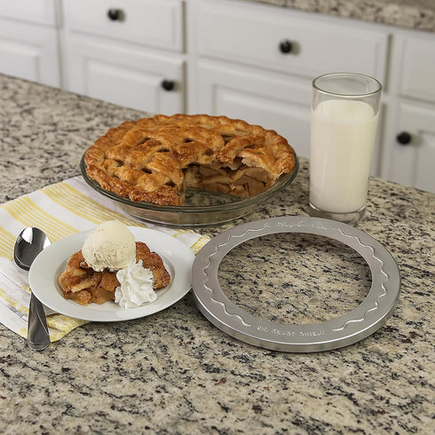 Mrs. Anderson's Baking Pie Crust Protector Shield, Fits 9.5 and 10-Inch Plates, Set of 2...