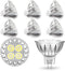 ALIDE 5W MR16 5000K Daylight White Led Bulbs GU5.3, MR16 20W-50 Watt Halogen Replacement, 12V Low Voltage MR16 Light Bulb for Accent Outdoor Lands...