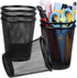 QYH Mesh Pencil Holder Metal Pen Cup Black for Desk 6 Packs...