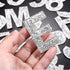 WILLBOND 37 Pieces Rhinestone Letter Stickers Large Glitter Alphabet Crystal Number Self Adhesive Bling Stickers Iron on Letters for Art Crafts Cl...