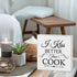 5 x 5" I Kiss Better Than I Cook White Wood Block Plaque Box Signs, fit Kitchen Cooking Wood Box Sign, Home Living Room Trestle Table Decoration -...