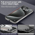 MANLENO Magnetic for iPhone 15 Pro Max Case Magsafe with Full Window Cover Camera Lens Protector Logo View Scratch Resistant Frosted Slim Shockpro...