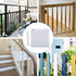 CM Child Safety Rail Net Balcony Protective Net Stair Railing Proof Mesh Banister Safety Guard with Zip Ties for Protect Baby Pets Toys Falling, U...