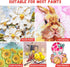Simetufy 8 Pack Canvas Boards for Painting Multi-Size Paint Canvas Panels Set 4x4, 5x7, 8x10, 9x12, 11x14 Inches Pre-Primed 100% Cotton Blank Canv...