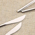 VANRA 5.8in 4-Piece Dessert Knives Set Stainless Steel Kids Dinner Knife Appetizer Fruit Snack Serving Knives Small Flatware Set...