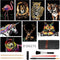 Scratch Art for Kids & Adults, Rainbow Painting Night View Scratchboard(A4), Crafts Set: 8 Sheets Scratch Cards with 6 tools in Bag - Unicorn/Flam...