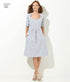Simplicity 1800 Women's Open Neckline Dress Sewing Patterns, Sizes 20W-28W...