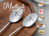 INNObeta Bee Gifts for Women, Engraved Ice Cream Spoons, 2 Pcs Stainless Steel Coffee Spoon, Queen Bee...