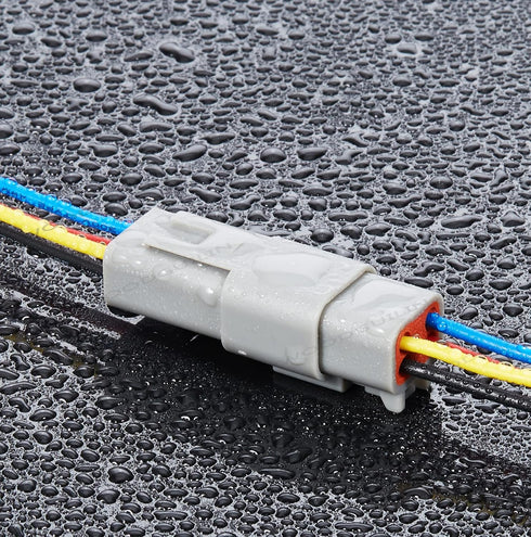 Deutsch DT 4 Pin Connector,4 Way DT Automotive Waterproof Electrical Connector Male Female Plug Wiring Harness,with 16 AWG Cable Wire,for Car,Truc...