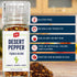 PS Seasoning Desert Pepper- Tequila Blend Seasoning Grinder for Chicken, Pork, Shrimp & Rice, Essential Blend Seasoning with Peppers, Tequila, and...