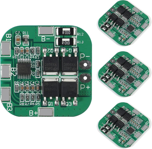 4PCS 4S 20A 14.8V Lithium for 18650 Battery BMS PCM Protection PCB Board Module 16.8V with Overcharge Over Discharge Short Circuit Protection...