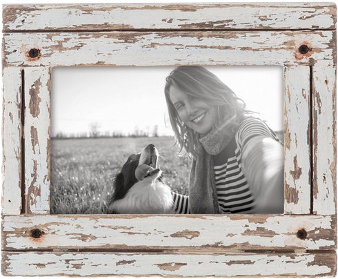 Foreside Home & Garden FFRD06190 4X6 Heartland Photo Frame White...