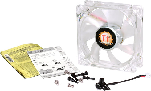 Thermaltake Blue-Eye Silent Smart 80mm Blue Led Case Fan with Adjustable Fan Speed Control AF0025...