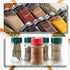268 Clear Seasoning Jar Labels, Preprinted Kitchen Pantry Organization Labels for Spice Herbs Food Containers Jar Bottle Rack Waterproof Black Whi...