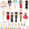 New Modern Doll Clothes and Accessories - 39 Items Gift Set , 10 Sets Modern Series Fashion Outfit Include 5 Dresses, 5 Top 5 Pants and 3 Swimsuit...