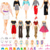 New Modern Doll Clothes and Accessories - 39 Items Gift Set , 10 Sets Modern Series Fashion Outfit Include 5 Dresses, 5 Top 5 Pants and 3 Swimsuit...