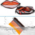 BESARME 3 Pcs 11.8" Clear Tool Pouch with Zipper Heavy-Duty Small Tool Bag Waterproof Zipper Tool Pouch with Mesh Window Electrician Tool Pouch fo...
