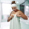 Bucky Spa Quick Drying Microfiber-Travel Shower Wrap, Aqua 55.00" x 32.50"...
