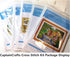 CaptainCrafts Cross Stitch Stamped Cross Stitch Kits Pre-Printed and Counted Unstamped White Cloth Embroidery Kit Needlecrafts (Autumn Angel, No P...