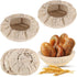 Cream-Coloured Oval Bread Banneton Proofing Basket Liner Cloth Cover Natural Rattan Baking Dough Banneton Proofing Sourdough Basket Cloth Liner Br...