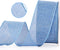 YAMA Burlap Wired Ribbon, Baby Blue, 2-1/2 inch x 20 Yards, for Crafts, Wreath, Bow Making, Gift Wrapping, Christmas and Home Decoration...