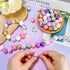 100pcs Bubblegum Beads 20mm Chunky Beads Large Gumball Rhinestone Pearl Beads with 96pcs Tiny Round Spacers, Extender Chains, Beading Wire (Pink &...