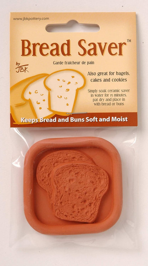 Terracotta Bread Saver for Homemade Loaf, Sourdough, Bagels & Baked Goods – Stone Disc Fresh Keeper, Softener & Loaf Buddy to Keep Bread Longer – ...
