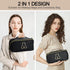 Initial Makeup Bag Cosmetic Bag - Make Up Bag Travel Essentials Makeup Bag Skincare Bags for Women Trendy Makeup Bag Small Makeup Bag Birthday Mot...