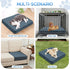 CHHKON Dog Bed Covers Replacement Washable Waterproof Pet Puppy Bed Cover for Dog(Blue,36x27x6 inch)...