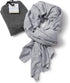 Bucky Jersey Stripe Comfort Travel Accessories, Blanket Scarf, Gray Stripe, One Size...