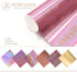 MJartoria Rose Gold Holographic Vinyl Bundle 12 Sheets, 12'' x10'' Glitter Permanent Craft Adhesive Vinyl, for Cups Glass Mirrors Mugs Decals Sign...