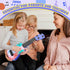 Kids Guitar 10" Musical Toy Guitar, Classical Mini Toddler Ukulele with 2 Extra Harmonica 16 Holes and 2 Guitar pick (Dinosaur)...