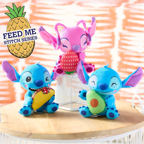 Disney Stitch Small 7-inch Plush Stuffed Animal, Angel with Strawberry, Kids Toys for Ages 2 Up by Just Play...