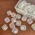 10Pcs White Storage Box, Mini Square Clear Plastic Organizer, Lightweight Travel Kit for Earplugs, Jewelry, Beads, Coins, Craft Gadgets - Approx O...