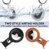 Waterproof Airtag Holder, DDJ 4 Pack Airtag Keychain, AirTag Case for Dog Collar, Luggage, Keys, Full Body Anti-Scratch Protective (PU Leather: Bl...