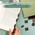 48 pieces Monthly Tabs, Adhesive Month Tabs for Planner Black Monthly Calendar Stickers Monthly Tabs for Planners Journal Notebook Office School S...