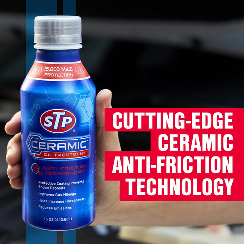 STP Ceramic Oil Treatment, Protective Coating and Anti-Friction Technology, 15 Oz (19387)...