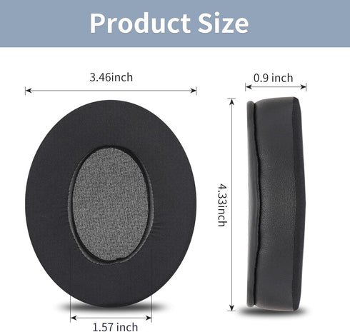 replacement cooling-gel ear pads for HyperX Cloud 1/2?Alpha,Alpha S/cloud Flight/Flight S/stinger?stinger S?stinger core/High-density, shock-absor...