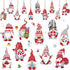 40 Pieces Xmas Gnome Wood Ornaments Xmas Tree Gnome Hanging Sign Gnome Decor Handmade Elf Scandinavian Gnome Ornaments Swedish Nisse Tomte Decor f...