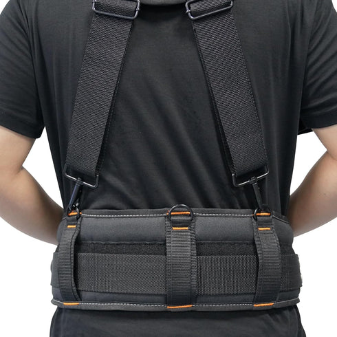 20-222 Heavy Duty Polyester Tool Rig Padded Belt, Black...