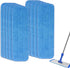 10 Packs Replacement Microfiber Cleaning Pads Spray Mop Heads Flat Mop Pads for Any Microfiber Flat Mop System 18 inch Reusable and Washable Blue...