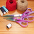 JubileeYarn Titanium Softgrip Scissors Set for Sewing, Arts, Crafts, Office - 1 Set of 3 - Purple...