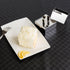 Uncle Jack Square Food Forms Presentation Cooking Molds with Press, Biscuit Dough Cutters, Stainless Steel(set of 2)...