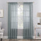 No. 918 Genevieve 2-pack 2-pack Linen Weave Sheer Semi-Sheer Grommet Curtain Panel Pair, 50" x 63", Harbor...