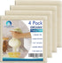4 PCS Reusable Cheesecloth, Grade 100, 20x20 Inch Hemmed Organic Cheese Cloth for Straining Craft, 100% Cotton Unbleached Cloth Strainer for Cooki...