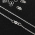 925 Sterling Silver Jewelry Making Lobster Claw 10mm, 23PCS Italian Rectangle Trigger Clasps with Open Jump Rings Set, Small Necklaces Bracelet Co...